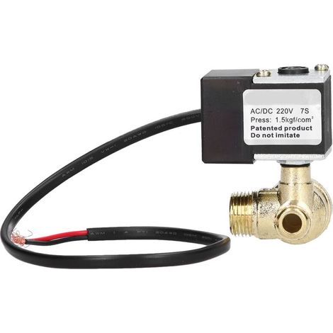 Elettrovalvola Hilitand, AC/DC 220V, timer silenzioso, adatta per compressori d'aria OTS, modalità di azionamento elettrico. (1/5)