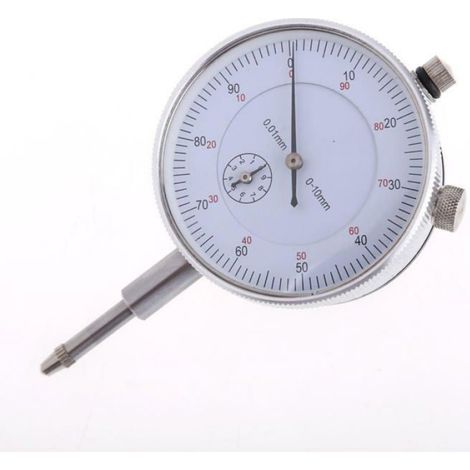 1 Comparateur de Précision, Plage 0-10 mm, Résolution 0,01 mm, Cadran Métrique, pour Mesure Industrielle (1/2)