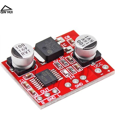 Carte d'amplificateur audio pour casque à électret double canal, module de préamplificateur haute fidélité 2 x 80 mW DC 3 V-12 V