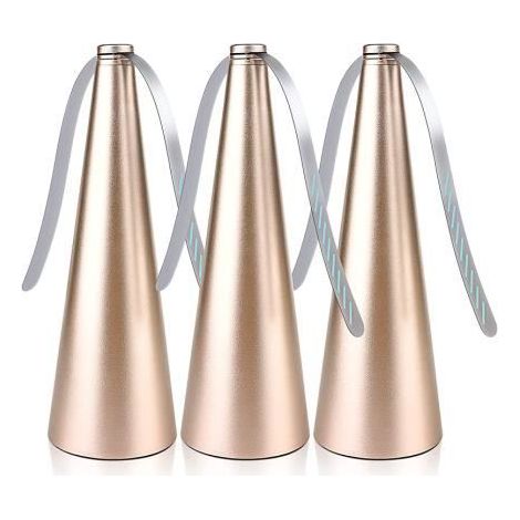 Set aus 3 tragbaren Fliegenabwehr-Ventilatoren für Innen- und Außenbereich