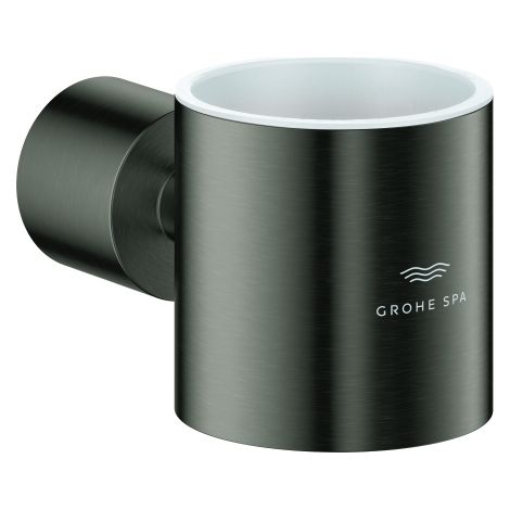Glashalter Atrio 40884 hard graphite gebürstet (1/3)