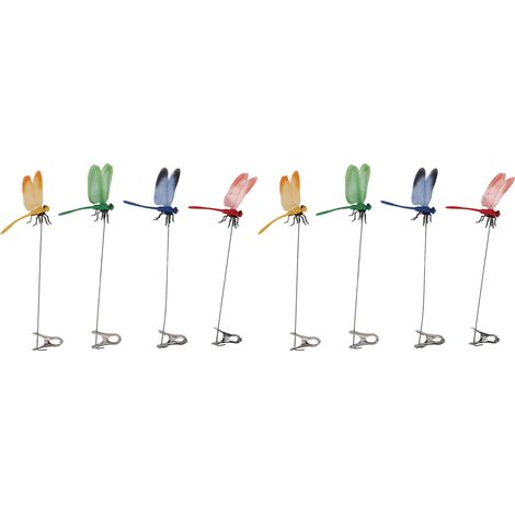 Stück künstliche Libellen-Clips, wasserfest, 3D-Gartendekoration, Gartendekoration, Heim- und Terrassendekoration, Bastelarbeiten (1/5)