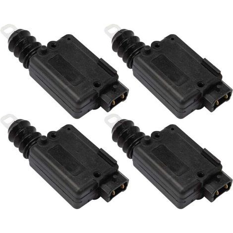 4 × Moteur Centralisation de Porte ou Coffre pour Clio 2 Duster Logan Sandero, Actionneur de Verrouillage Central pour Megane Scénic Trafic Twingo Espace Kangoo Master 2 7701039565