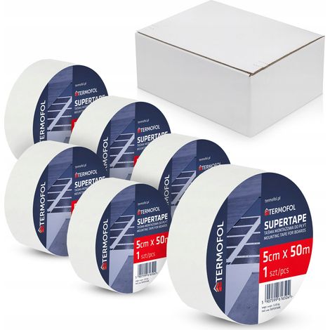 Ruban adhésif de montage SUPERTAPE pour tableaux SuperTerm 48 mm x 50 m - Carton de 36 pièces (1/5)