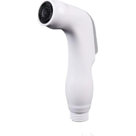 Pulvérisateur de bidet à main pour le nettoyage des toilettes,tête de douche blanche avec débit d'eau facile à presser,accessoire de douche polyvalent pour le lavage des animaux (1/5)