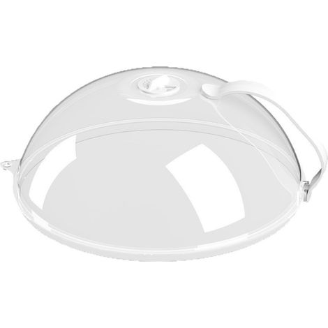 Couvercle pour micro-ondes sans BPA 2025 avec poignée - Orifices de vapeur réglables 23 x 9,5 cm - Couvercle idéal pour les micro-ondes de petite et grande taille (1/5)