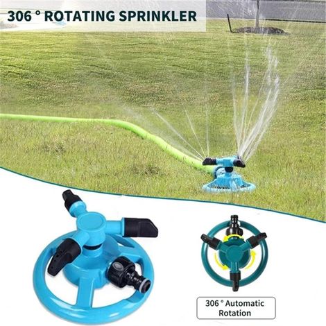 Buse d'Arrosage Rotative existent Résistante à 360 °, Spray d'Eau pour Jardin, Pelouse, Fournitures d'Irrigation, Bleu (1/5)