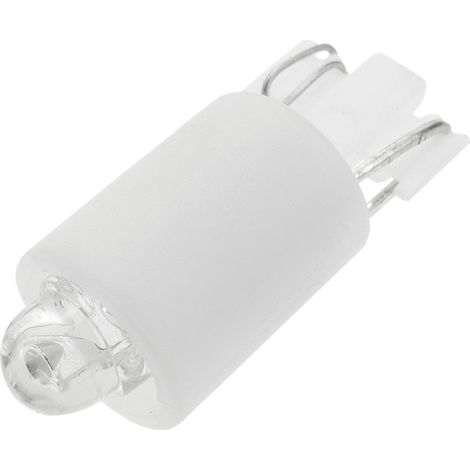BeMatik - Lampe voyant LED 9mm 12VDC Pilote de couleur blanc (1/3)