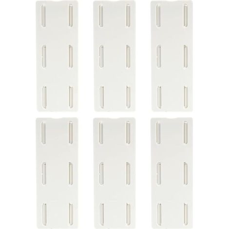 Supporto adesivo da parete per prese multiple – 6 pezzi, installazione senza foratura, ultra resistente e riutilizzabile – Cucina, ufficio, soggiorno