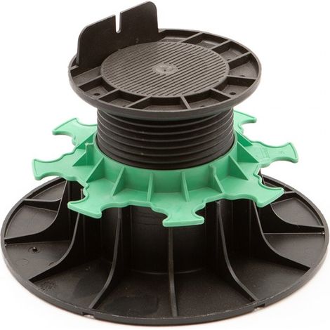 Terrassenklotz für verstellbares Kantholz 80 bis zu 140 mm - JOUPLAST - Karton 40 (1/6)