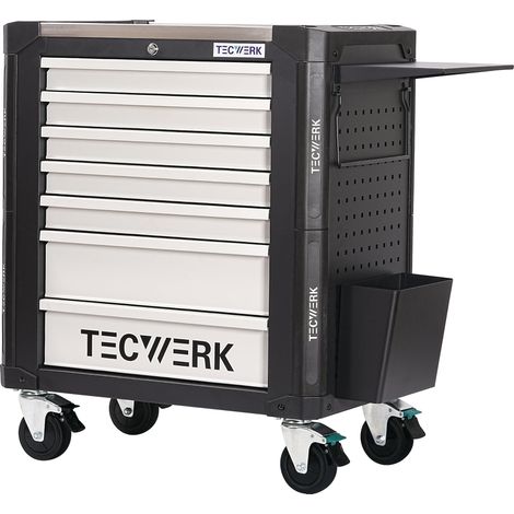 Carro de herramientas PROFI 2.0 B845xT515xH1015mm 650kg 7 cajones chapa de acero TECWERK (1/5)