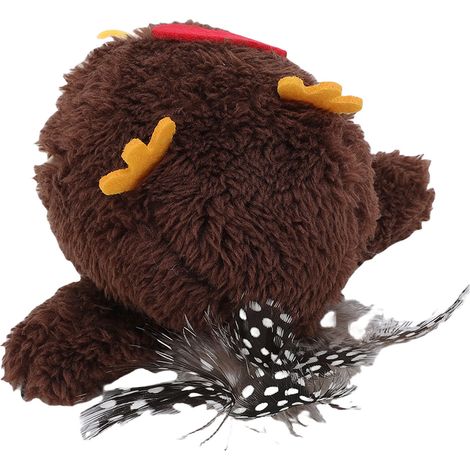 Oiseau en peluche pour chat, jouet interactif confortable avec capteur de mouvement tactile et sonore. (1/5)