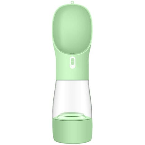 Bouteille d'eau portable + bol pour chien, chat, animal de compagnie, parfait pour les voyages : bouteille distributeur d'eau 2 en 1 + distributeur de nourriture sèche, bouteille d'eau + bol pour chie (1/5)