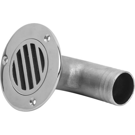 Évacuation d'eau marine en acier inoxydable 316, coude 90°, diamètre 32 mm, résistant à la corrosion