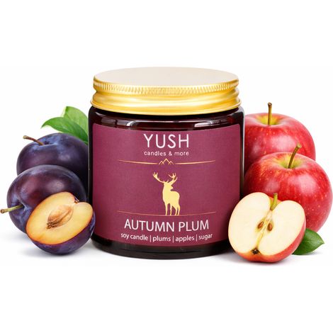 Prugna autunnale - Candela di soia alla prugna - yush - 120 ml (1/3)