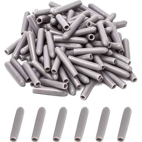 Capuchons pour Lave-Vaisselle [100 Pièces], Couvercle de Panier Lave-Vaisselle, Antirouille (Gris) (1/5)