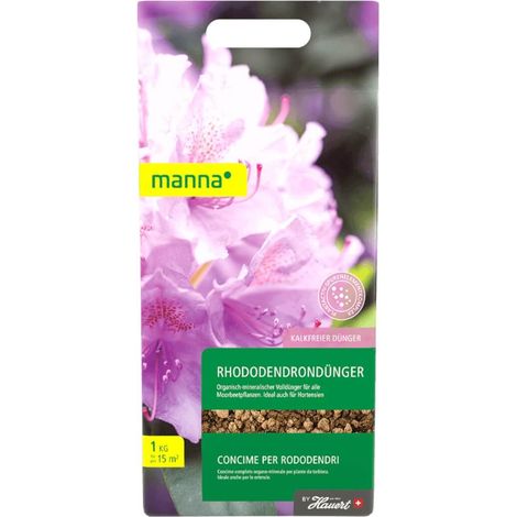 Hauert MANNA engrais pour rhododendrons 1 kg engrais pour azalées, engrais pour bruyère, plantes de terre de bruyère