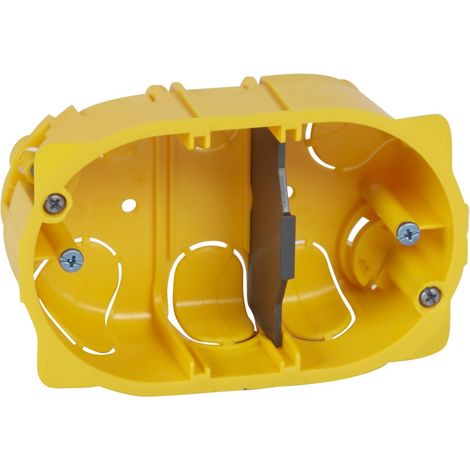 Boîte multiposte Batibox cloisons sèches pour Mosaic 3 modules - prof. 40 - 080049 - Legrand
