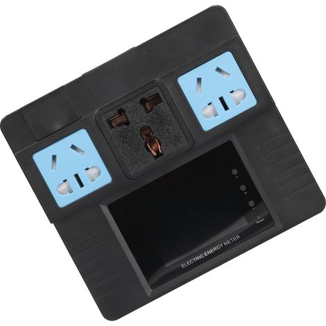 Analyseur de consommation électrique Bluetooth prise wattmètre numérique moniteur puissance ampère AC85-265V (1/5)