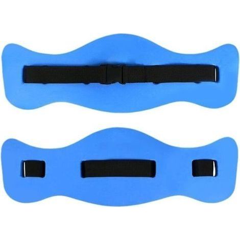 Ceinture flottante de natation - Ceinture d'exercice d'aquagym - Aide à la flottaison en mousse Aqua Fitness - Bleu (1/4)
