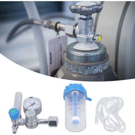 Régulateur de pression d'oxygène Y008, vanne de régulation de pression, régulateur de débit d'oxygène à flotteur, manomètre à flotteur pour l'inhalation et l'administration d'oxygène, vis d'entrée BSP (1/5)