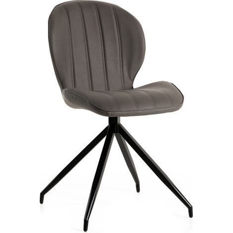 Chaise de salle à manger moderne en PU (lot de 2) Gladys (1/3)