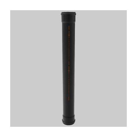 TUBO PHONO BLACK 2 BICCHIERI dm 100  cm 200     REDI