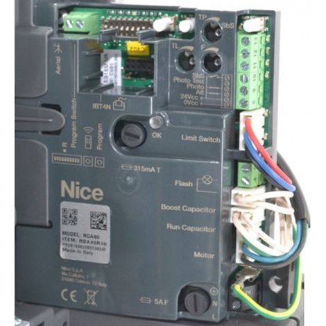 NICE Centrale di Comando per Motori Scorrevoli new ROBO RO600 ROA41 SPROA41