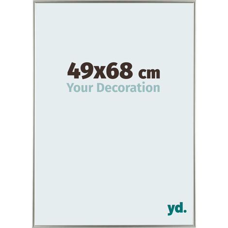 yd. - Cadre photo 49x68 - Champagne - Plastique - Evry