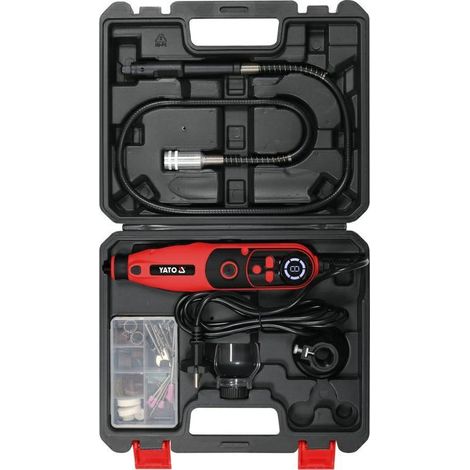 Mini smerigliatrice Yato YT 82077 argento 130 W potenza (1/2)