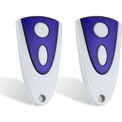 Lot de 2 télécommandes de porte de garage compatibles avec Novoferm Novotron 502 MAX43-2 Novotron 512 MIX43-2 433,92 MHz (1/4)