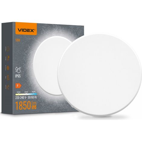 Applique esterna tonda bianca 25cm LED 18W 3CCT IP65 Videx (1/5)