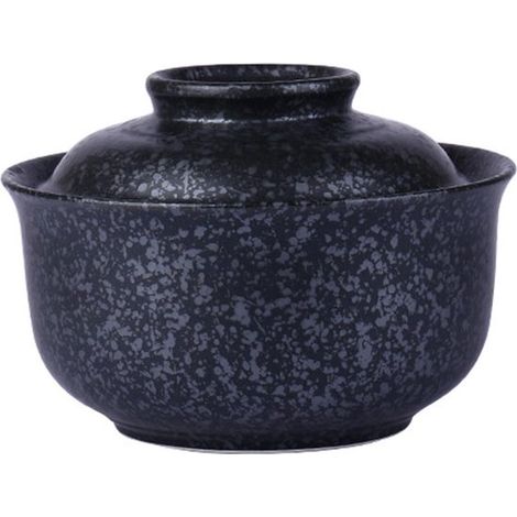 Ramen-Schüssel Keramik-Ramen-Schüssel-Set mit Deckel 800-ml-Suppenschüssel Pho japanische Vintage-Keramik-Ramen-Schüssel für Getreide und Suppe (1/5)