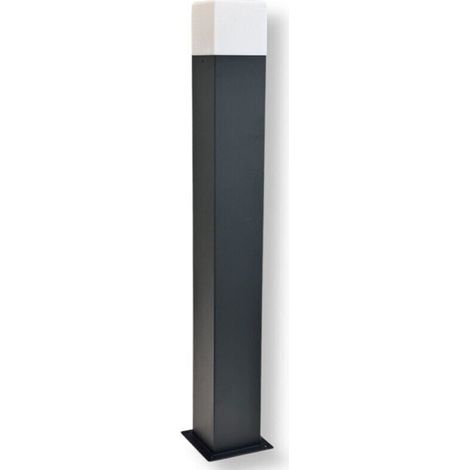 TrAdE Shop Traesio - Lampione Da Giardino Moderno 74 Cm Illuminazione Per Esterno Con Attacco E27 Ip44 740 - Nero (1/5)