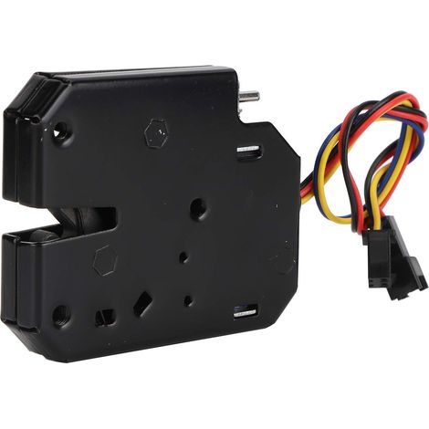 DC 12V 2A Contrôle électrique électromagnétique Armoire à solénoïde intelligent Casiers à tiroirs Verrou à verrouillage magnétique intelligent Verrou en acier noir pour appareil sécurisé Mini système (1/5)
