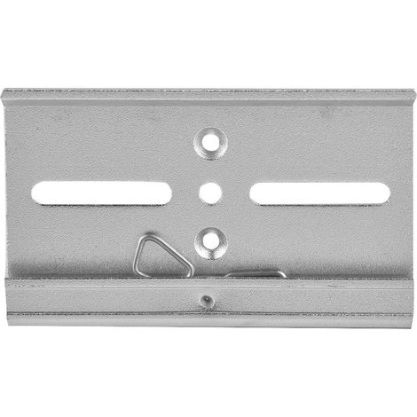 Pince à vis fixe pour rail DIN, pince fixe pour rail DIN en aluminium de 35 mm pour montage de relais(80mm frosted) (1/5)