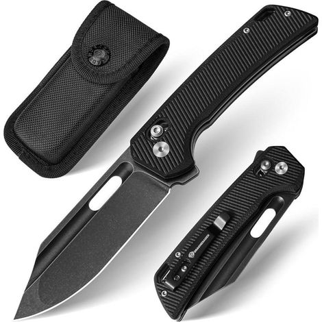Klappmesser mit AXIS-LOCK, 14C28N Stahl, G10 Griff, inkl. Tasche & Clip