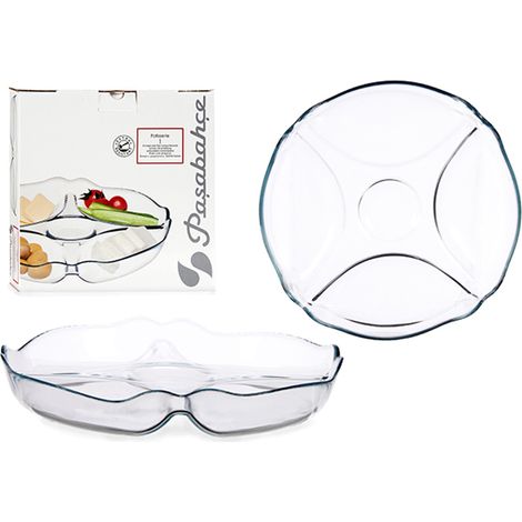 Pasabahce Patisserie Glasplatte 24 cm 1 Stück.