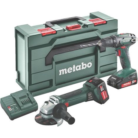 METABO Akkuset Combo Set 2.4.3 18 V (685082000); BS 18 + W 18 LTX 125 Quick; metaBOX 165 L (1/5)