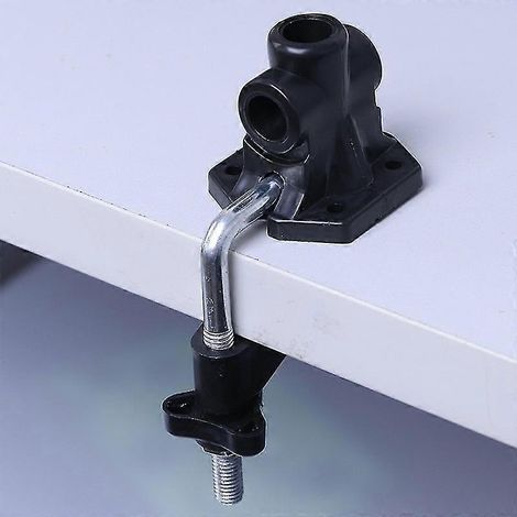 Support de fixation pour lampe de bureau, clip de serrage, vis, support pour flash d'appareil photo, compatible avec pied de micro et loupe de bureau (1/5)