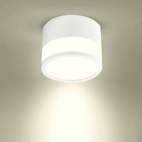 Spotlight Protruding Ceiling 1pc White Round LED White Neutral Ceiling Light Aluminum 12W Ø110mm 230V 4000K for Hallway Bedroom Dining Room Kitchen Living Room (1/5)