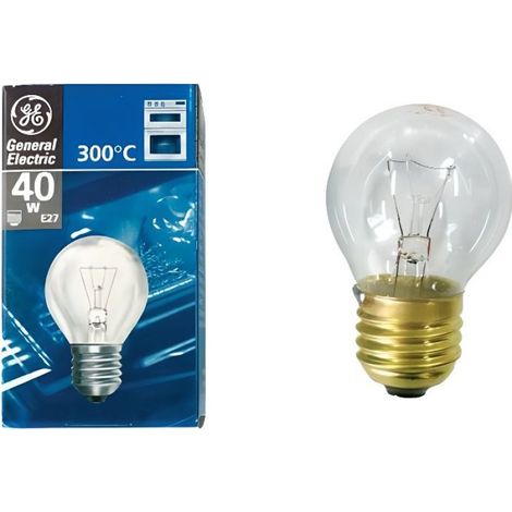 Ampoule E27 40 W 300° Compatible Appareil Electromenager 1 Unite Référence 605506401