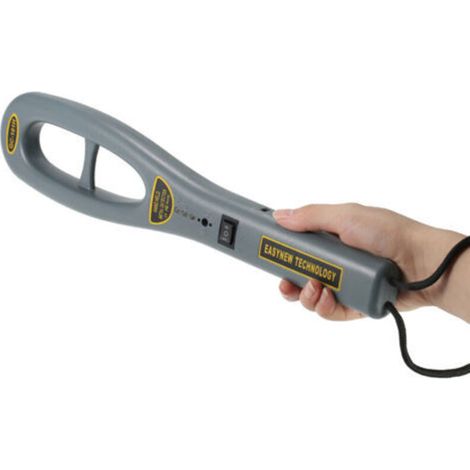 Détecteur de métaux portable haute sensibilité, avec buzzer et vibration pour contrôle de sécurité