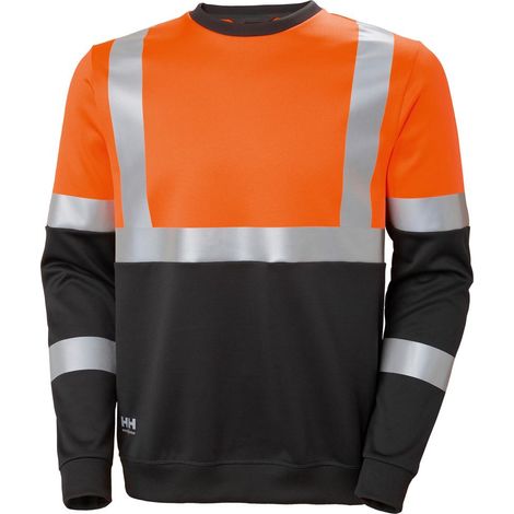 Helly Hansen Warn-Sweatshirt, orange, Gr. M (1/4)