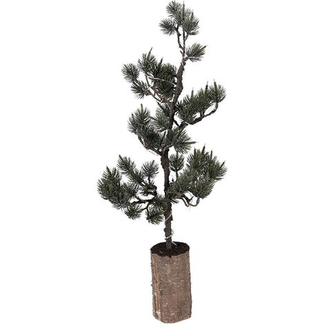Mini Sapin de Noël Artificiel Lumineux LED Décoration en Bois Vert 23x23x60 cm 3xAAA - PANGIVO (1/3)