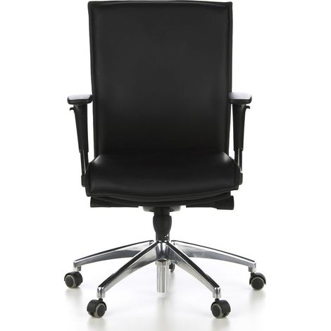 [GEBRAUCHT] B-Ware hjh OFFICE MURANO 10 Luxus Chefsessel Schwarz Drehstuhl Bürostuhl Arbeitsstuhl (1/2)