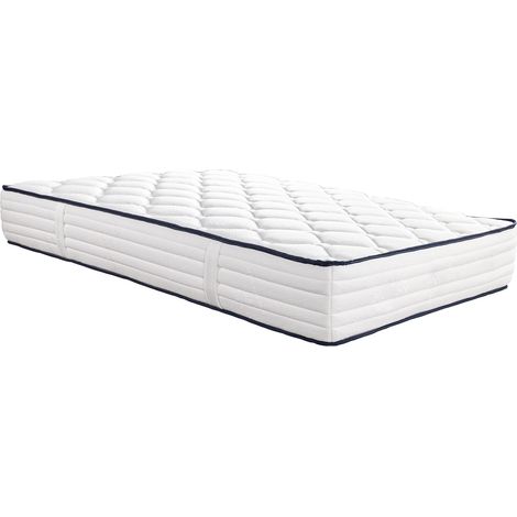 Matelas CUBA 140x190 cm à ressorts ensachés, en mousse haute densité, indépendance du couchage, face été/hiver, épaisseur 27cm (1/5)