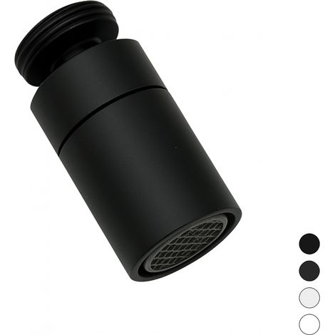 AERATORE CON SNODO PER MONOCOMANDO BIDET ARTIC Nero Opaco MARIA