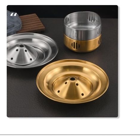pour bac à glaçons en acier inoxydable Sashimi et casserole chaude, (1/5)