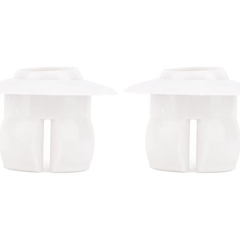 Buses de Piscine 2 Pièces, Raccord de Globe Oculaire en PVC de 40mm pour Piscines et Bains à Remous, Insertion Directionnelle